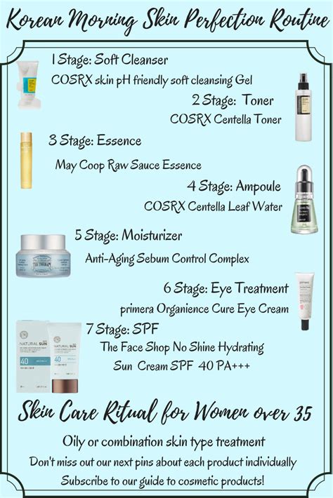 Skin Care Routine For Combination Skin 20s Skin Care Routine For Your