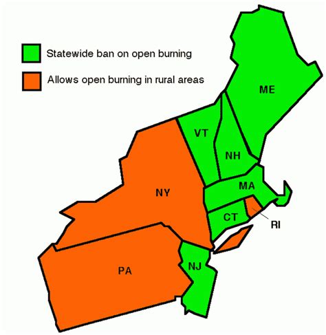 Blank Map Of Northeast States Printable