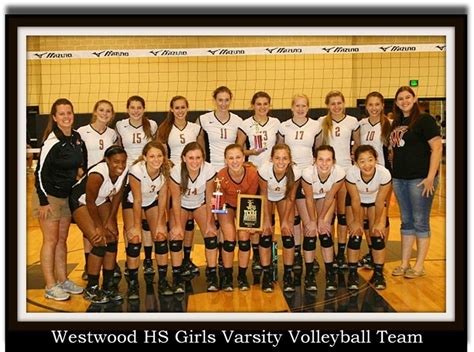 Girls Varsity Westwood Hs Volleyball Nw Austin ~ Tournament 1st Place