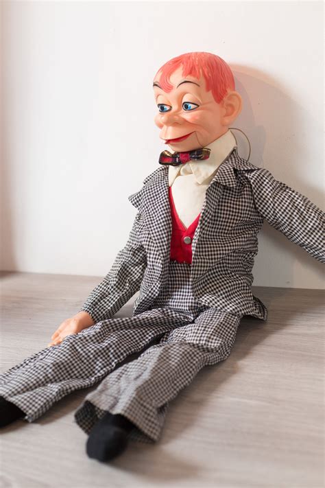 Vintage Ventriloquist Doll Red Headed Hand Puppet Mortimer Snerd