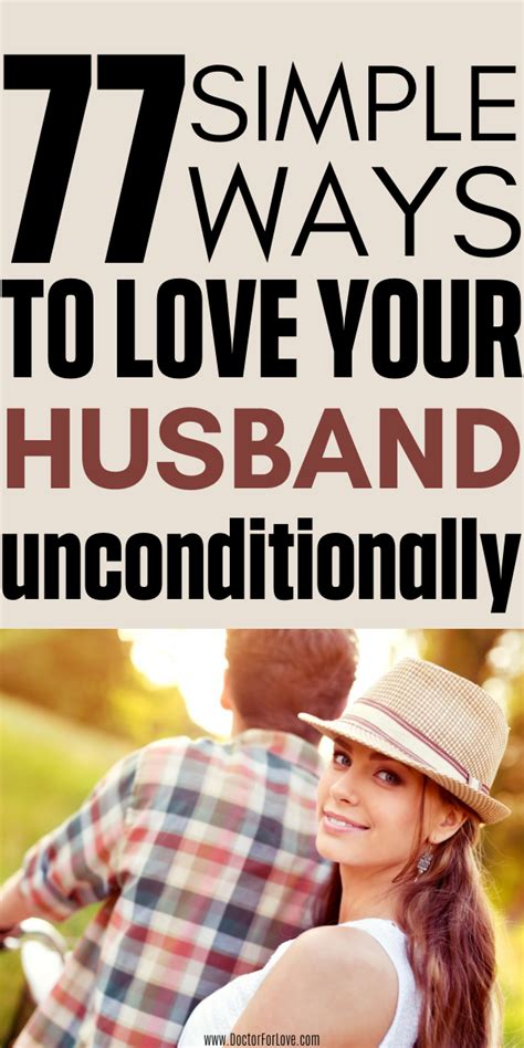 77 Simple Ways To Love Your Husband Intentionally Love You Husband Love For Husband Best