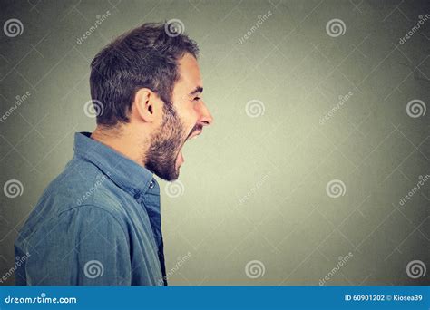 261 Man Side Profile Yelling Stock Photos Free And Royalty Free Stock