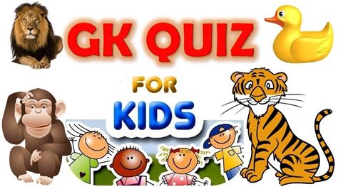 General Knowledge For Kids Gk For Kids Kids Quiz Simple General