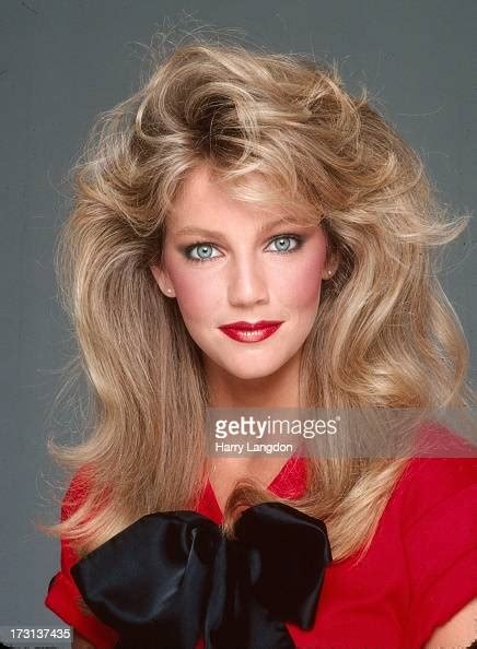 Actress Heather Locklear Poses For A Fashionportrait Session On