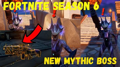 New Mythic Boss Fortnite Season 6 New Mythic Weapon 🏹 Youtube