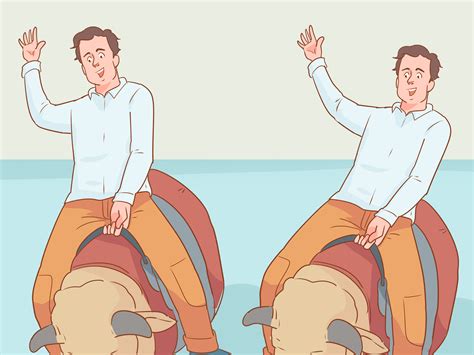 How To Ride A Mechanical Bull Steps With Pictures Wikihow