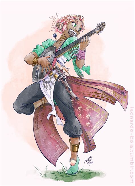 Art Meet Potoo Short Pants A Halfling Bard And My First Char Ever