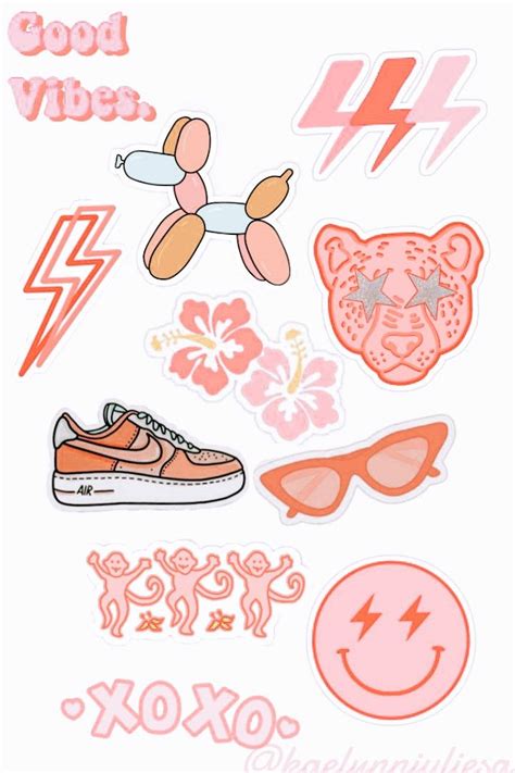 Cute Preppy Stickers And Printable 🌺 Homemade Stickers Cool Stickers