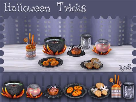 Soloriyas Halloween Treats Halloween Hacks Sims 4 Sims 4 Kitchen