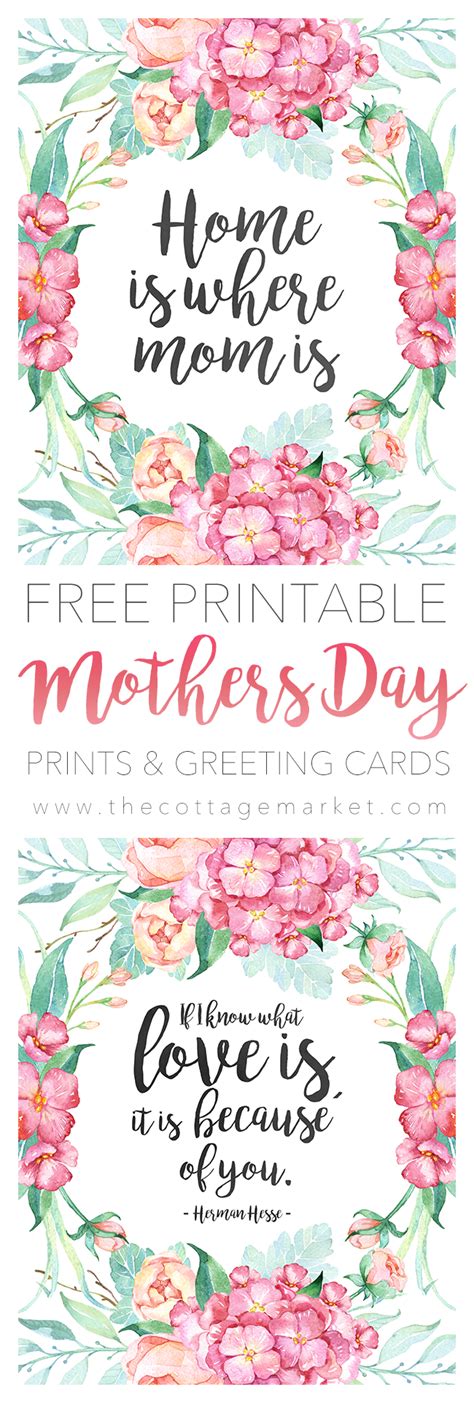 Mother S Day Free Printables And Our Late Spring Mantel Decor The Happy