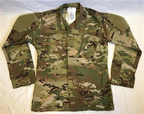 Army Military Acu Top Jacket Small Regular Coat Ocp Multicam Scorpion