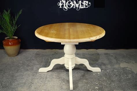 Opt 5 piece pedestal table set. Oval pine pedestal table + 6 new beech farmhouse chairs ...