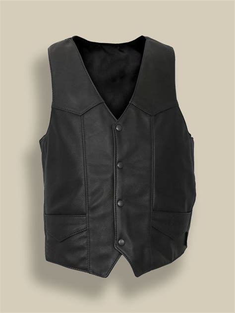 Men Premium Leather Vest Men Jackets Mauvetree Leather Vest Buy