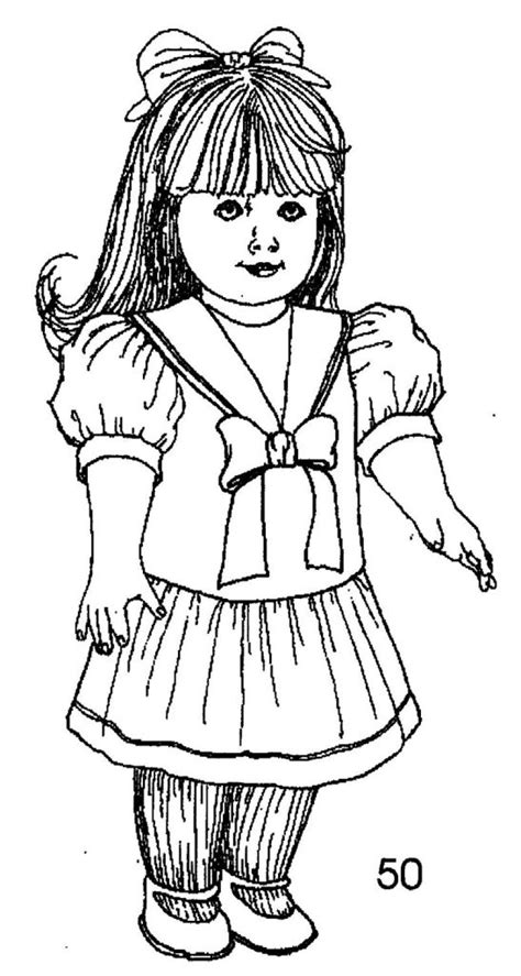 american girl doll coloring pages    print