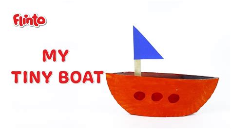 My Tiny Boat Paper Plate Crafts Best Out Of Waste Kids Learning