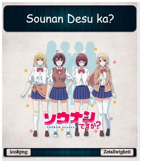 Sounan Desu Ka Anime Icon By Zetaewigkeit On Deviantart