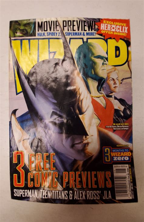 Wizard The Comics Magazine 141 2004 Wizard Comic Book J729 Comic