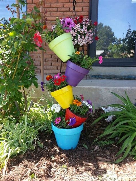 Pin By Jill Petela On Healthy Eats And Drinks Stacked Flower Pots