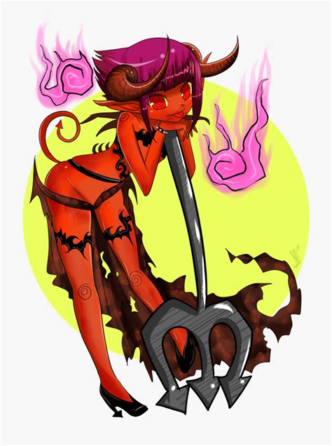 Anime Girl Clipart Demon Cute Female Demon Art Transparent Cartoon Free Cliparts