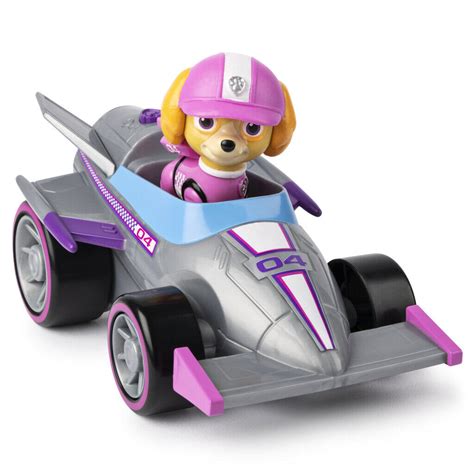 Paw Patrol Ready Race Rescue Skyes Race Go Deluxe Vehicle With Sounds