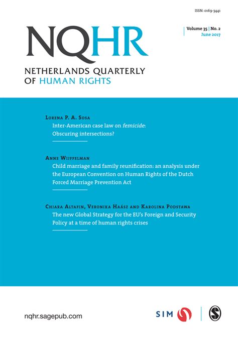 september issue of netherlands quarterly of human rights published news utrecht university