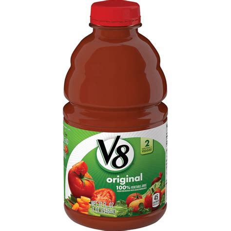 V8® Original 100 Vegetable Juice 32 Oz Vegetable And Tomato Dagostino