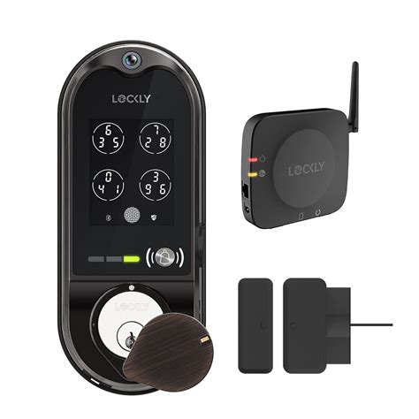 Lockly Vision Deadbolt With Video Doorbell Edition Smart Lock Pgd798vb