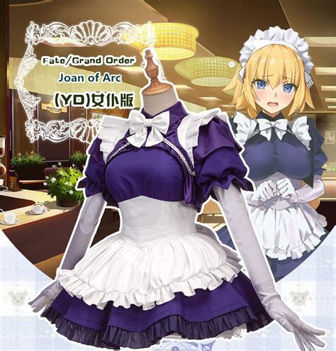 Anime Fate Grand Order Joan Of Arc Yd Maid Dress Lovely Sexy Uniform