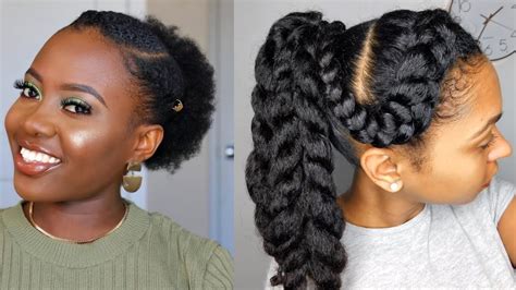 Natural Hairstyles Without Using Weave Youtube