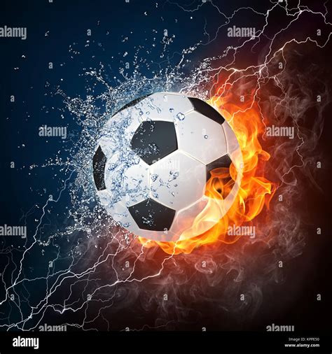 Soccer Ball Fire High Resolution Stock Photography And Images Alamy