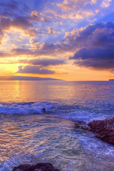 Sunset Wallpaper Iphone Beach Sunset Wallpaper Iphone Hawaii Stunning