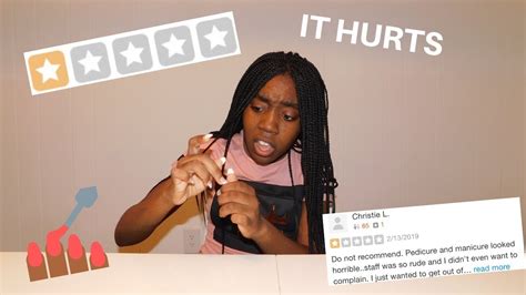Going To The Worst Reviewed Nail Salon - YouTube