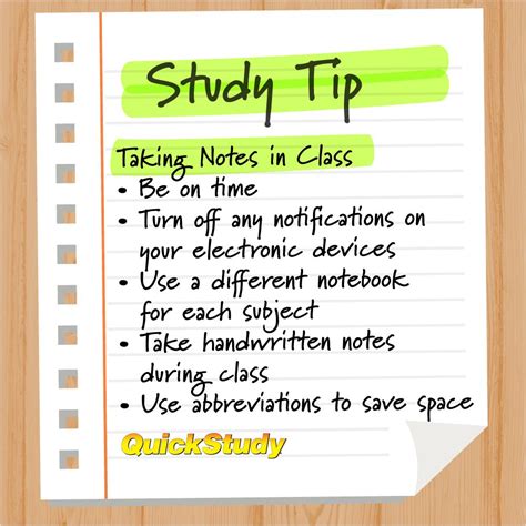 Quickstudy Studying Tips Tricks And Hacks Laminated Reference Guide