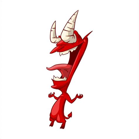 Cartoon Red Demon Stock Vector Image By ©philllbg 129714664