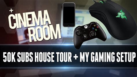 50k Subs Special House Tour W Cinema Room My Gaming Setup Youtube