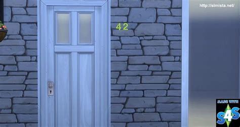 Simista A Little Sims 4 Blog House Numbers Sims 4 Houses 4 House Number