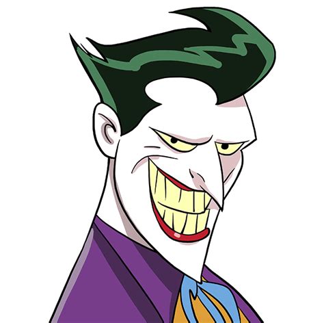 How To Draw The Joker Really Easy Drawing Tutorial Joker Drawings