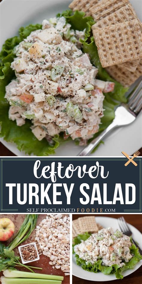 Leftover Turkey Salad Turkey Salad Recipe Turkey Salad Leftover Turkey