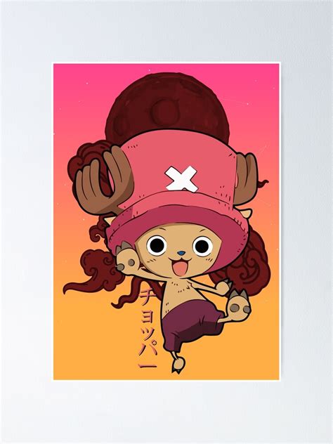 Tony Tony Chopper One Piece Poster For Sale By Reelanimedragon Redbubble