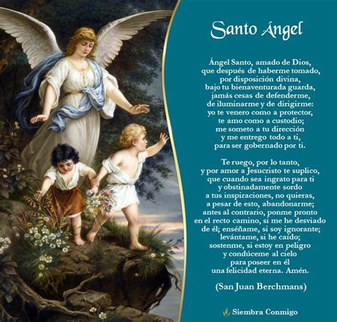 Ángel De La Guarda Oraciones Catolicas Angel De La Guarda Oraciones