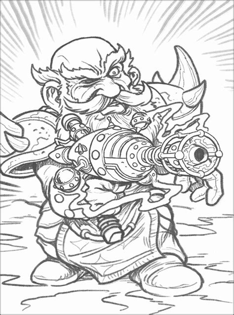 World Of Warcraft Orc Coloring Pages Monster Coloring Vrogue Co