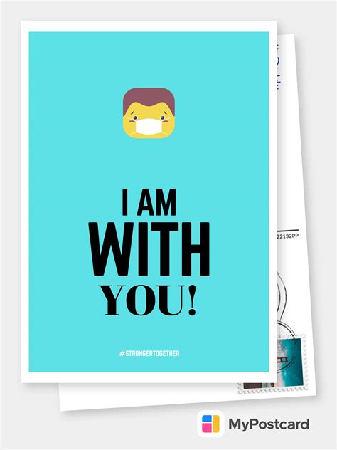 I Am With You Encouragement Cards And Quotes 💌📬 Send Real Postcards