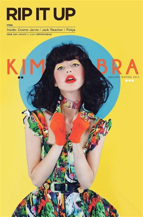 Kimbra Rip It Up Magazine January 2013 Issue 1220 Pretty People