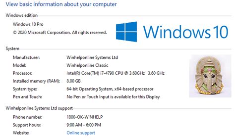 How To Add Oem Information And Logo In Windows 10 Winhelponline