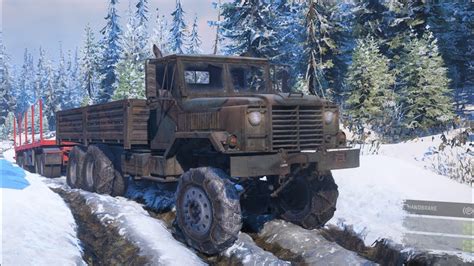 Spintires Snowrunner Military Truck Ank Mk38 Test Drive Offroad