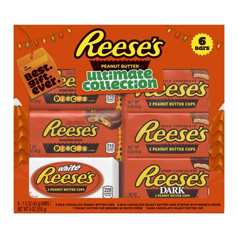 Reese's, Assorted Holiday Peanut Butter Cups, 9 Oz, 6 Count - Walmart png image