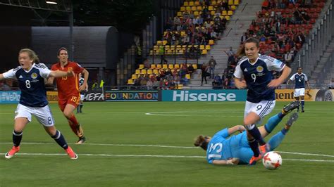 Scotland Knocked Out Despite Beating Spain Football Video Eurosport