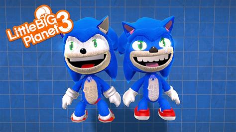 Littlebigplanet 3 Sonic Movie Costume And New Sonic Youtube