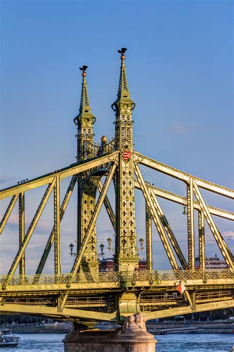 Freedom Bridge Of Budapest Stock Image Image Of Landmark