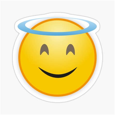 Pegatinas Angel Emoji Redbubble